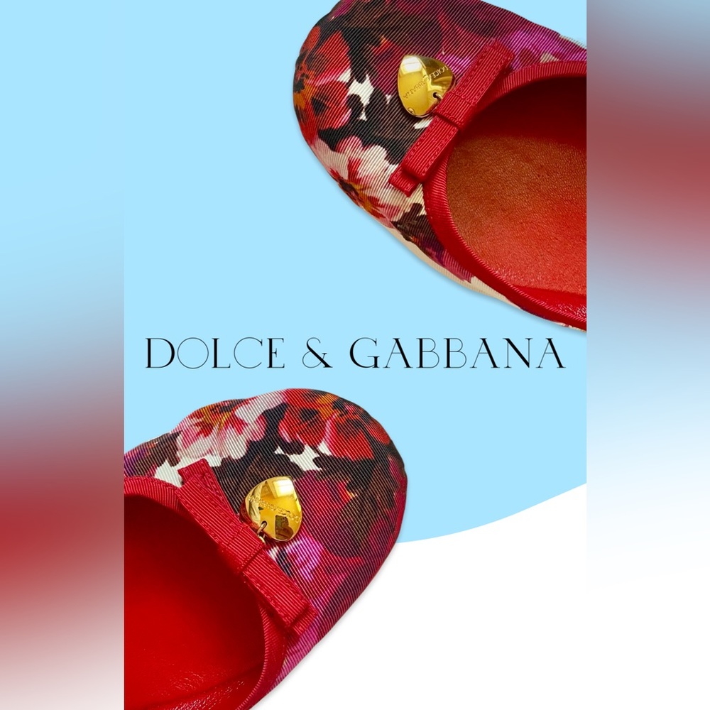 Dolce & Gabanna Floral ballet flats, size 8